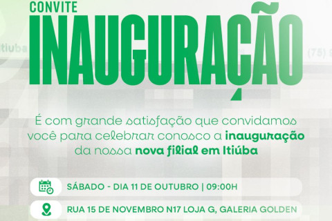 Loja Mundo Natural será Inaugurada em Itiúba com Variedade de Produtos Saudáveis