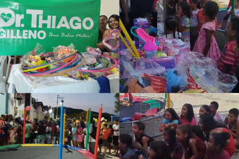 Festa do Dia das Crianças no Loteamento Novo Tempo foi um Sucesso!