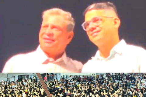 Dr. Thiago Gileno Prestigia Evento Evangélico em Itiúba