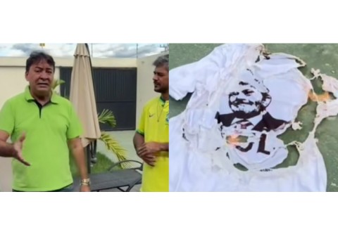 Movimentação Radical: Aroldo Pinto, queima a camisa do Lula, rompe com a ESQUERDA e com 30 anos de PSB e declara apoio a Flávio Bolsonaro, pré candidato a presidência da república e João Roma ao senado federal