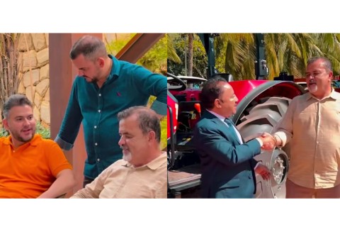 Deputado Roberto Carlos e o Secretário André Castro Garantem Trator Agrícola 0km para Itiúba